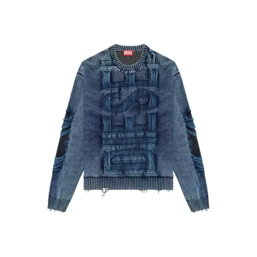 DIESEL SS24 Трикотаж Мужской Синий