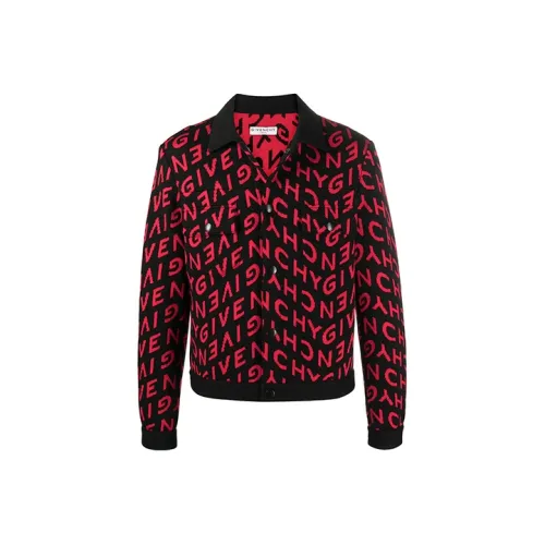 GIVENCHY Красный Черный Мужские Куртки