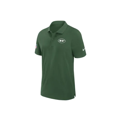 nike New York Jets Dri-FIT Sideline NFL Поло Мужской Зеленый