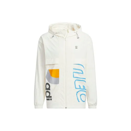 Adidas Neo Куртка Мужская Розовая Белая