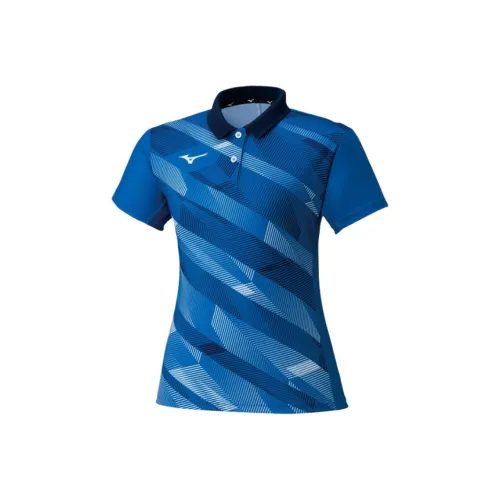 Mizuno Синий Мужское Поло