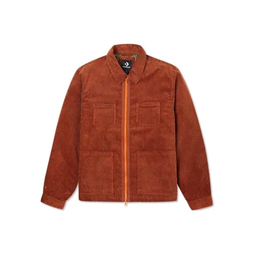 Конверс Цвет пихтового дерева Красно-коричневый Унисекс Куртки