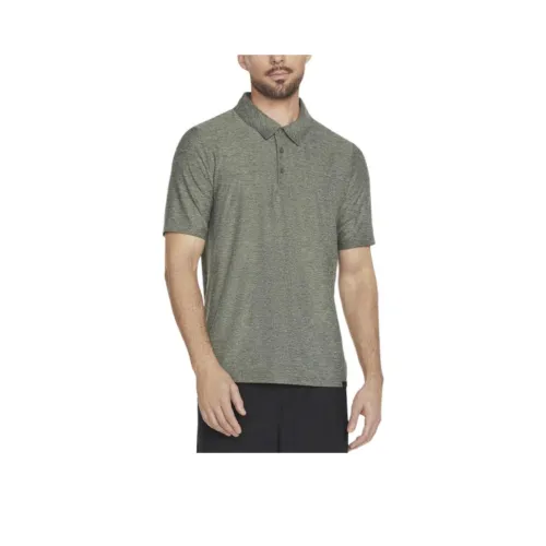 Skechers GO DRI All Day Поло Мужское Зеленое