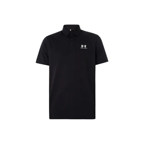 Under Armour Icon Мужское Поло Черное