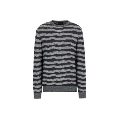 GIORGIO ARMANI FW24 Свитер Мужской Серый