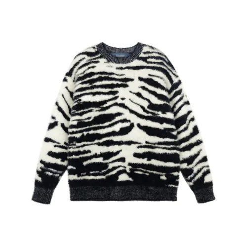 24h7 Свитер Унисекс Зебра С принтом