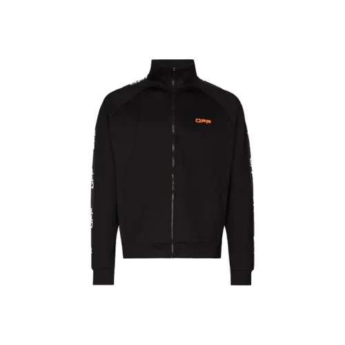 Off Белый FW21 Черный Мужские Куртки