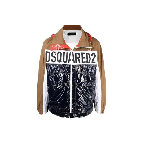 DSQUARED 2 FW21 Куртки и Пальто Мужской Хаки