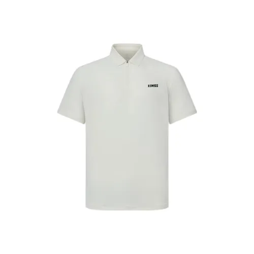 K·SWISS Кремовая мужская поло рубашка