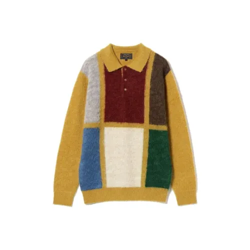 Beams PLUS Свитер Мужской Горчичный