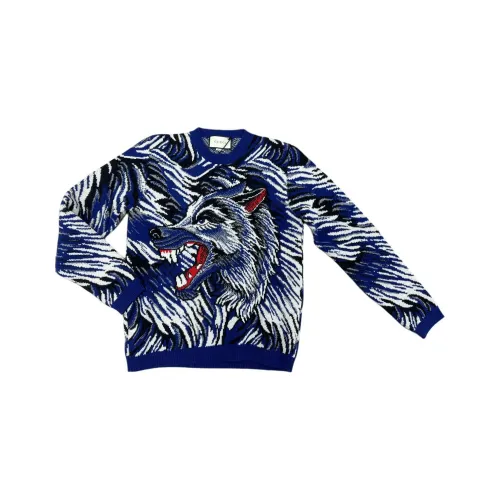 GUCCI Синий Мужской Свитера