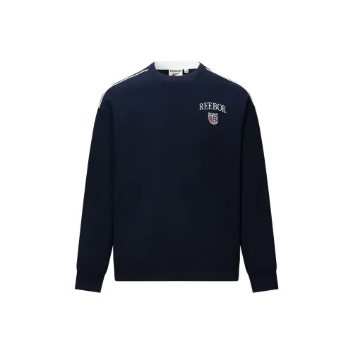 Reebok совместный свитшот унисекс темно-синий