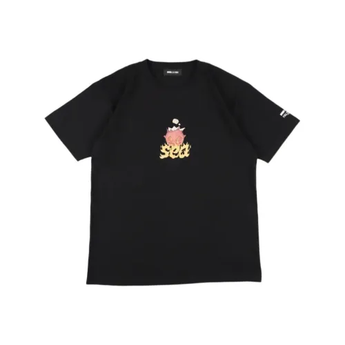 WIND AND SEA X FINAL FANTASY XIV SS25 T-Shirt Унисекс Черный