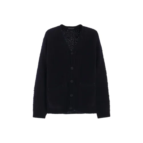 Yohji Yamamoto Морской синий Мужские свитеры
