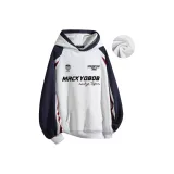 Темно-синий и белый, серый, флисовая подкладка