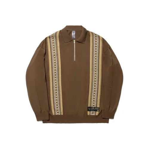 LINING x LIXIAOLONG LIANMINGKUAN Трикотаж Унисекс Терракота Коричневый