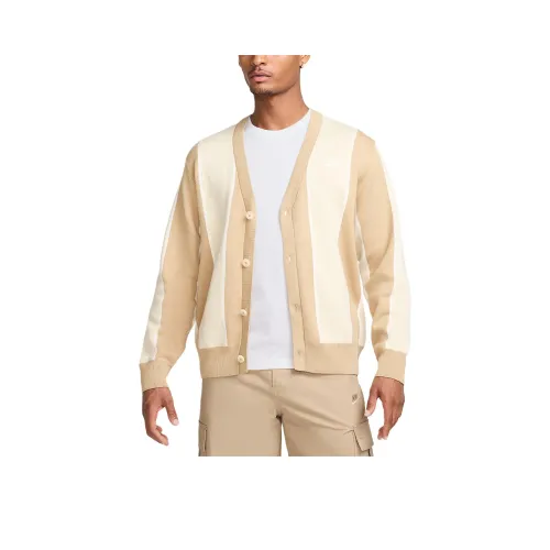 nike Клуб Свитер Мужской Парашют Бежевый Светлый хаки Холст