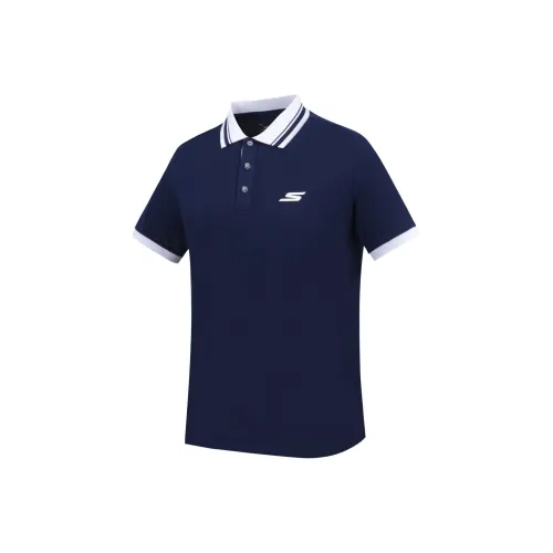 Skechers Polo Мужское Индиго Синий