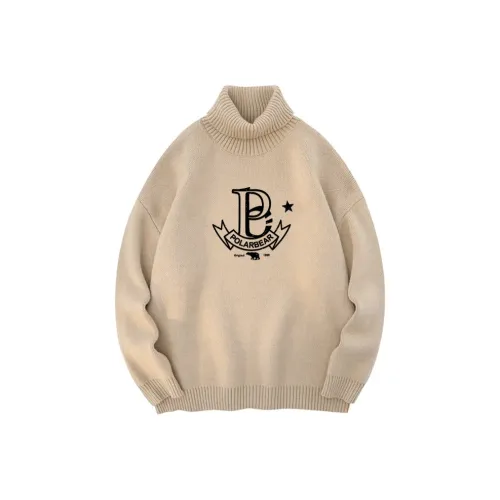 POLAR BEAR Тяжелый Трикотажный Свитер Унисекс