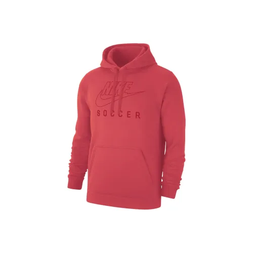 nike SwooshClub FW24 Флис Толстовка Мужской Красный