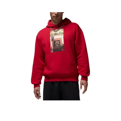 Джордан ChimneyJumpman FW24 Свитшот Мужской Красный