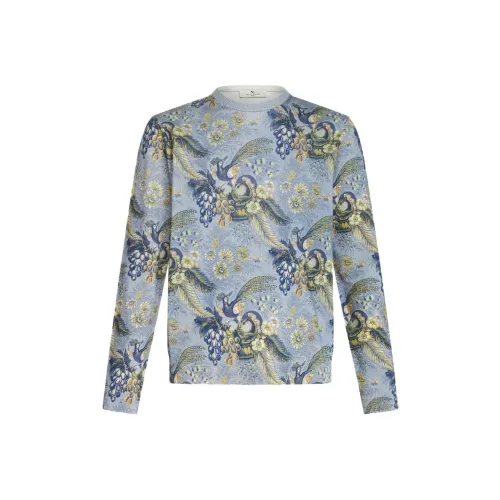 ETRO Мужские Синие Свитера