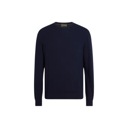 Ermenegildo Zegna Men's Blue Sweaters  
Эргенжильдо Зегна Мужские Синие Свитера