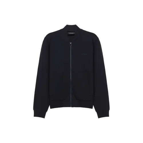 Zzegna SS21 Куртки и Пальто Мужской Морской Синий