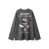 Темно-серый, длинный рукав