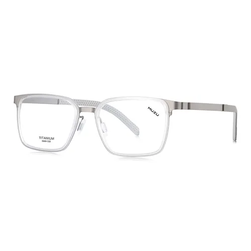 MUZU Чистый титан силикон нейлон кольцо квадрат оправы для очков унисекс многоцветный