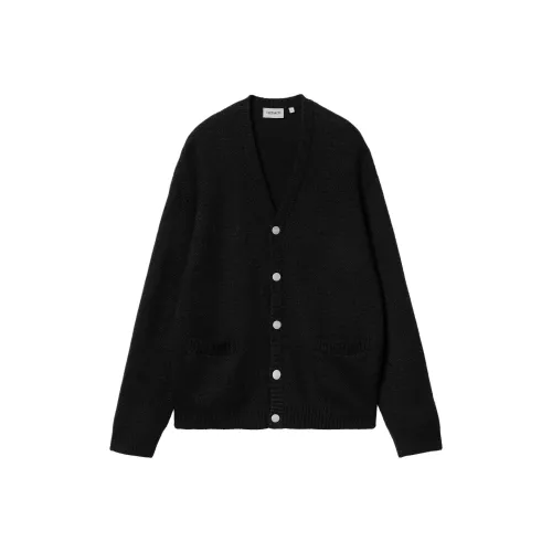 Carhartt WIP FW24 Merton Кардиган Трикотаж Мужской Черный