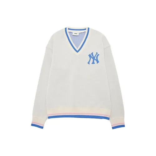 Mlb Base Logo SS24 Трикотаж Унисекс Темный Кремовый