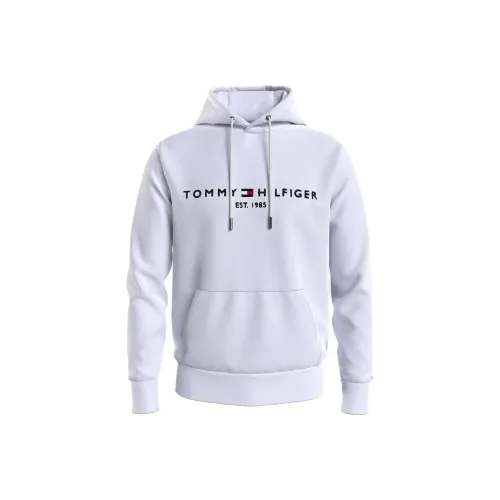 Tommy Hilfiger Big And Tall Tommy Логотип Свитшот Трикотаж Мужской Белый