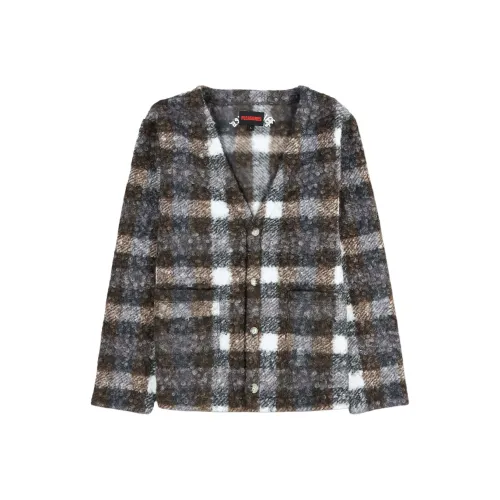 PLEASURES SS24 Летняя коллекция Трикотаж Мужской Серый