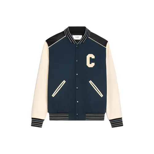 CELINE Куртка Мужская Морской Синий