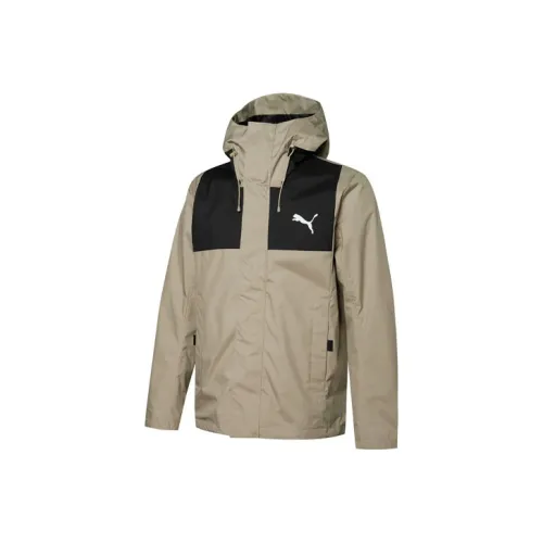 PUMA Куртка Мужская Каштановая Мышка Серый