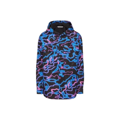 Valentino SS22 Куртки и Пальто Мужской Синий Черный