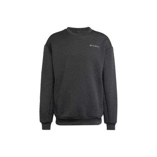 Adidas Terre Crewneck Свитер XPLORIC Трикотаж Мужской Черный
