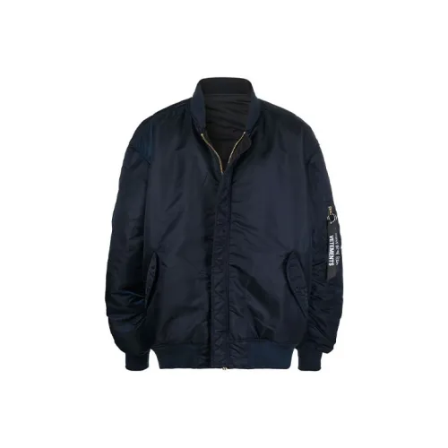 Vetements Blue Men's Jackets Vetements Синий Мужской Куртки