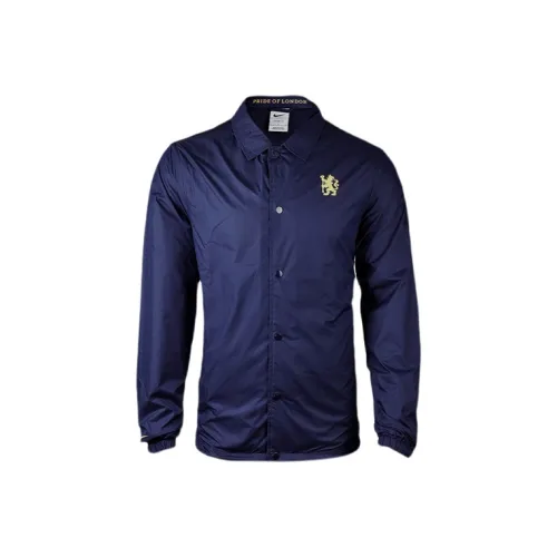 Nike Темно-синие мужские куртки