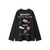 Черный с длинными рукавами