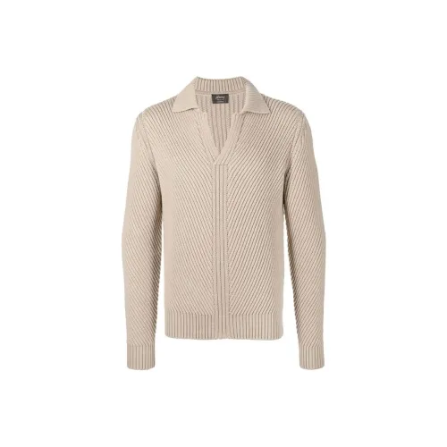 Brioni Бежевые Мужские Свитера