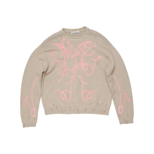 Acne Studios Трикотаж Мужской Бежевый