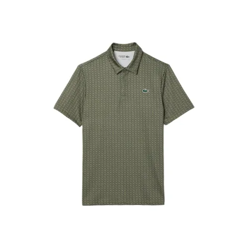 LACOSTE Поло Мужское Хаки Зеленый Морской Синий