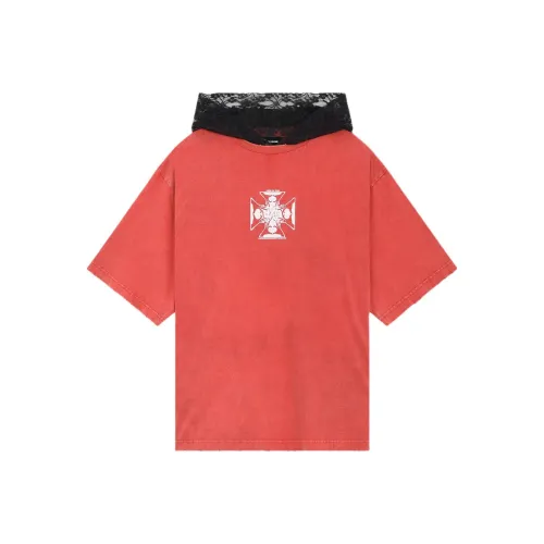 WE11DONE Красный Унисекс Свитшоты