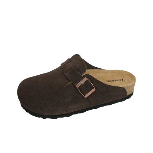 Zuogedu Аbrasion Resistant Домашние тапочки Унисекс Мокко