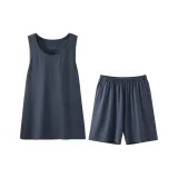 Мужской-Синий Кошка Серый