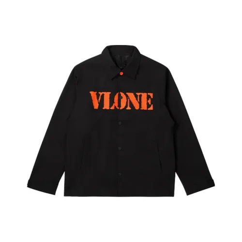 VLONE Куртка Унисекс Черный Оранжевый