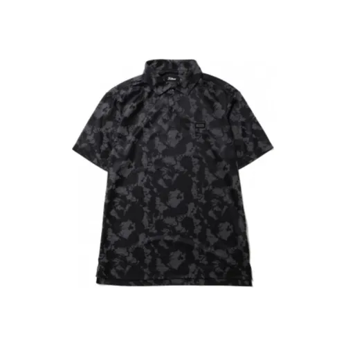 TITLEIST Мужская поло рубашка черного цвета