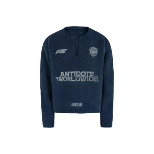 ANTIDOTE WORLDWIDE Трикотаж Унисекс Темно-синий
